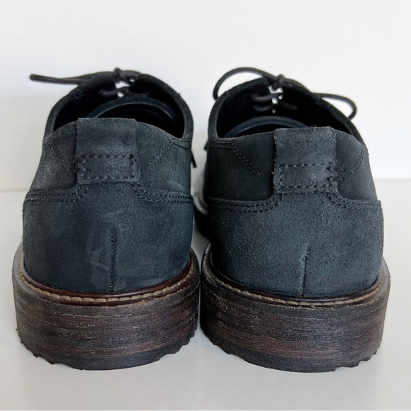 ✖️SOLD✖️•ECCO• NWOB Kenton Oxford Tie Dress Shoe in Black Oiled Suede - Picture 9 of 13